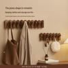 YIXI Wall-Mounted 10-Hook Coat Rack