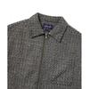Thisisneverthat Damaged Denim Zip S S Shirt Grey