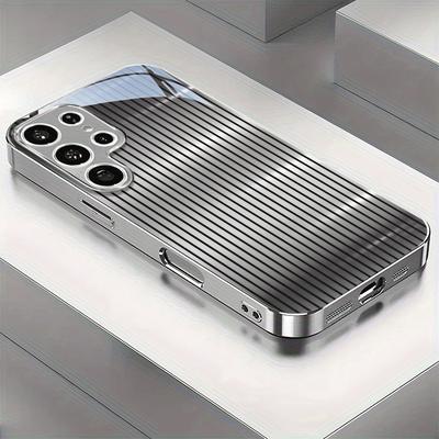 Hochwertige Handyhülle Galvanisiertes Glas TPU Handyhülle für Samsung Galaxy S26 S25 S24 S23 S22 S21 FE Ultra Plus Sturzfest