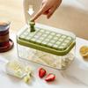 32 Grid Silicone Ice Cube Tray Mould With Lid Shovel Storage Box Remove With One Click Ice Maker DIY Whiskey Cocktail Tools