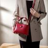 A Niche Hand-held Red Wedding Bag for Brides, A Heart-shaped Commuting Crossbody Single-shoulder Bag for Women