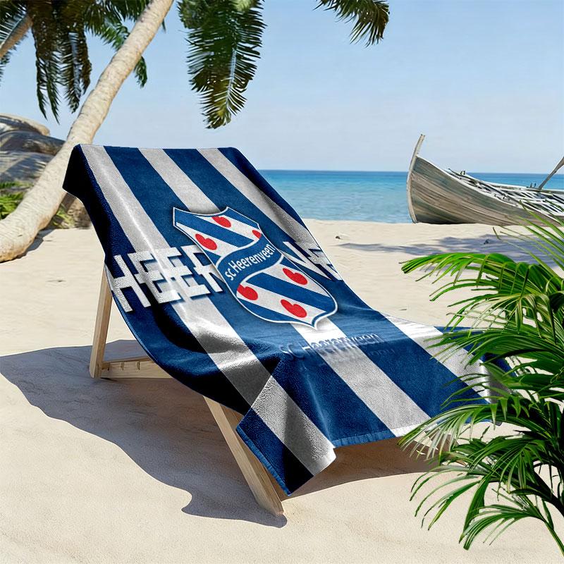 SC Heerenveen Print Beach Towel, Large Soft Quick Dry Towel for Beach Camping Swimming