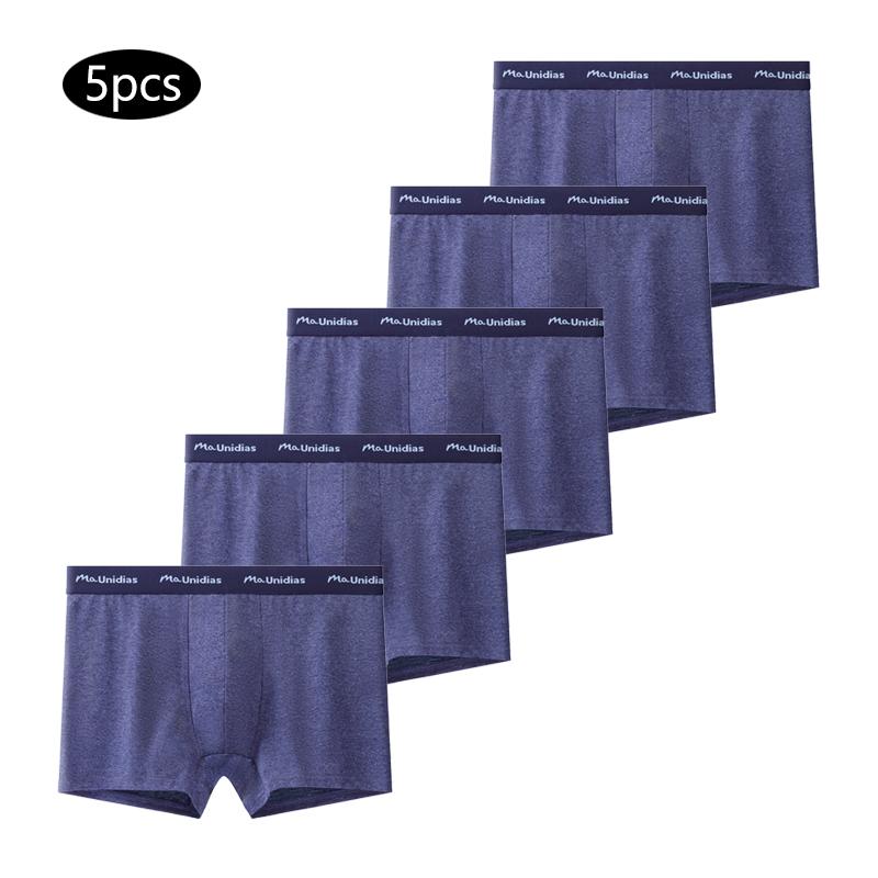 5pcs Boxers Mens Underpants Cotton Men's Panties Sexy Letter Elastic Band Underwear For Man Boxer Shorts