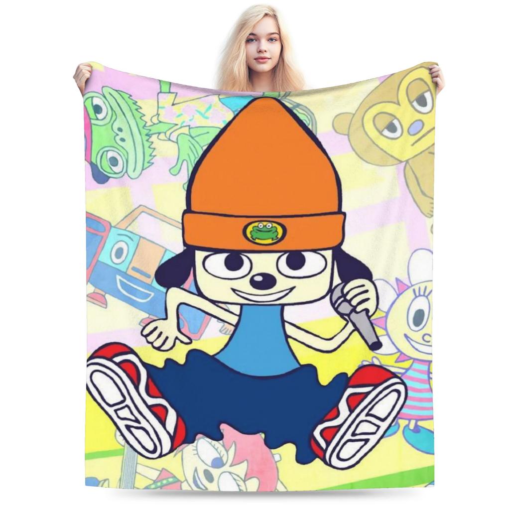 Parappas Print-Decke für Männer Frauen Warm Gemütlich Flauschig Überwurfdecken für Bett 50x60 Zoll Mehrere Größen