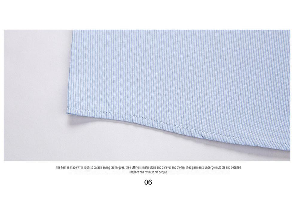 Herre Profesjonell Langermet Hvit Businessskjorte med Brodert Logo, Rynkefri.