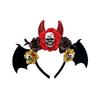 Gothic Halloween Skull Headband Dark Day of The Dead Hairband Skull Head Hair Hoop  Party
