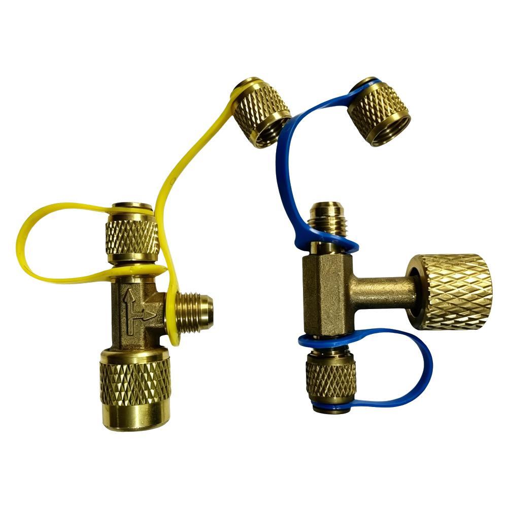Refrigeration Conversion Valve Adapter Air Conditioning Accessories Connector Valve Fitting Automotive Repair Tools