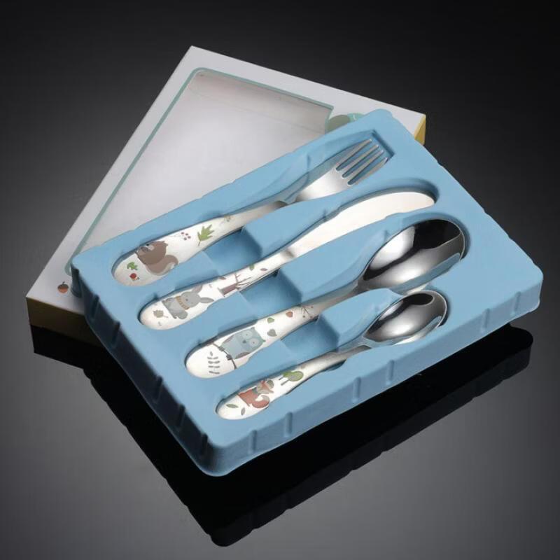 

304 Stainless Steel Kids Cartoon Tableware Set