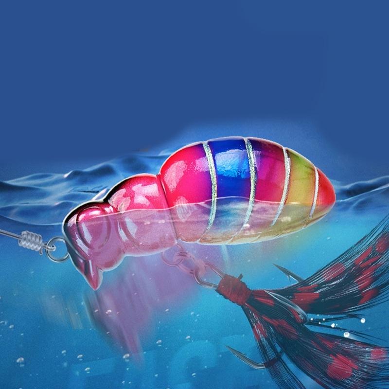 Floating Insect Baits with Hook Bees Fishing Lures Artificial Lure for Perch Fishing Tackle