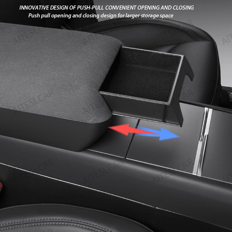 For Tesla Model Y Juniper 2025 Model 3 Highland Armrest box height increasing storage box Center Console Protector Accessories