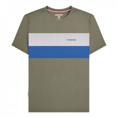 Mens Paneled Short-Sleeved T-Shirt