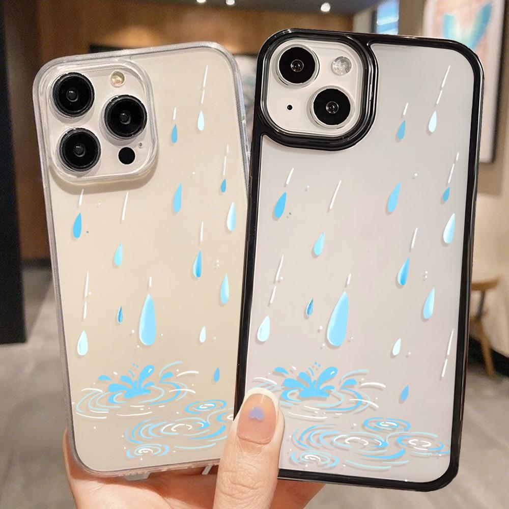Acrylic Phone Case for iPhone 11 12 13 14 Pro 12 14 16 Pro Max for Samsung A16 A36 A56 S24 FE High-quality Painted Anti-fall Mobile Phone Case