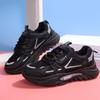 Women's Fashion Lace-up Casual Sneakers Lightweight Soft Sole Running Shoes for Women Thick Soled Mesh Breathable Sports Shoes
