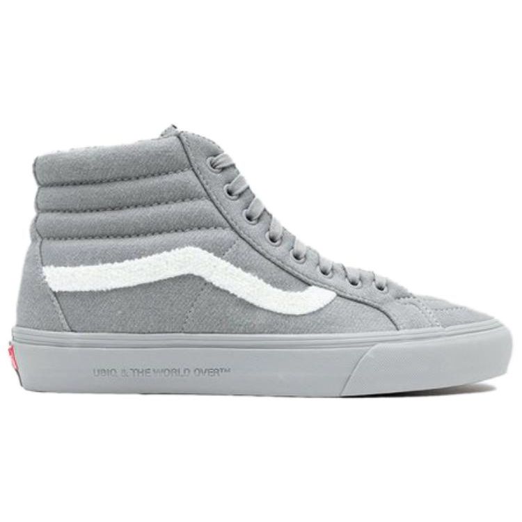Vans Ubiq X  Sk8 Classic Versatile High-Top Skate Shoes Unisex Sneakers Gray VN0A4BVH05C