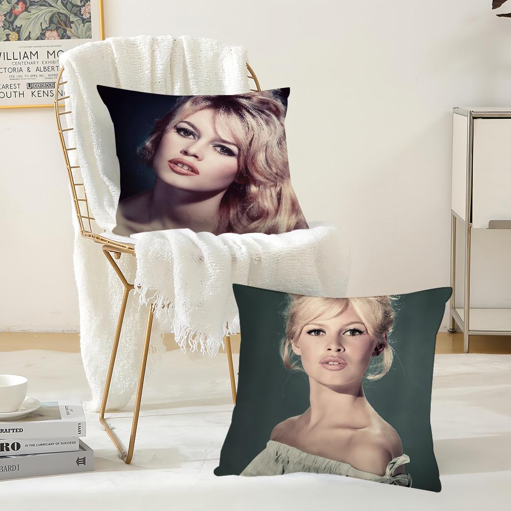 B-Brigitte B-Bardot-S Pillow Case Suitable For Bedrooms Living Rooms Cars Home Decoration