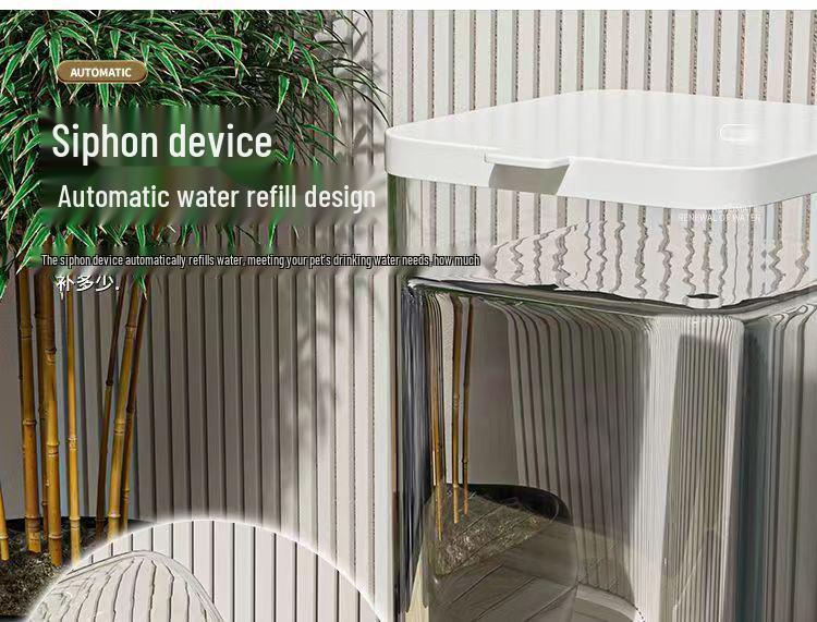 Automatic Pet Water and Food Dispenser - Cat & Dog Bowl and Tray Set