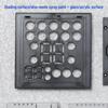 Full Screen Smart Switch Thermostat Parts for Smart Home Floor Heating and Air Conditioning Panel, Plastic Shell.