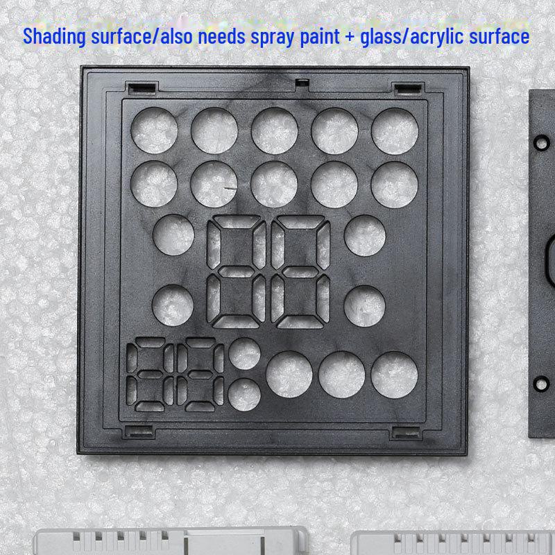 Full Screen Smart Switch Thermostat Parts for Smart Home Floor Heating and Air Conditioning Panel, Plastic Shell.