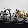 Alloy Bicycle Model 1:10 Simulation Bicycle Curved Road Mini Racing Toy