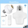 E27 E26 Wireless Remote Control Light Lamp Holders Smart Bulb Tools Adapter