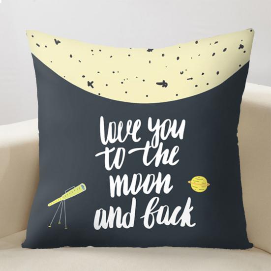 

Modern Cushion Case No-Pilling Breathable Polyester Square Elegant Cushion Case Car