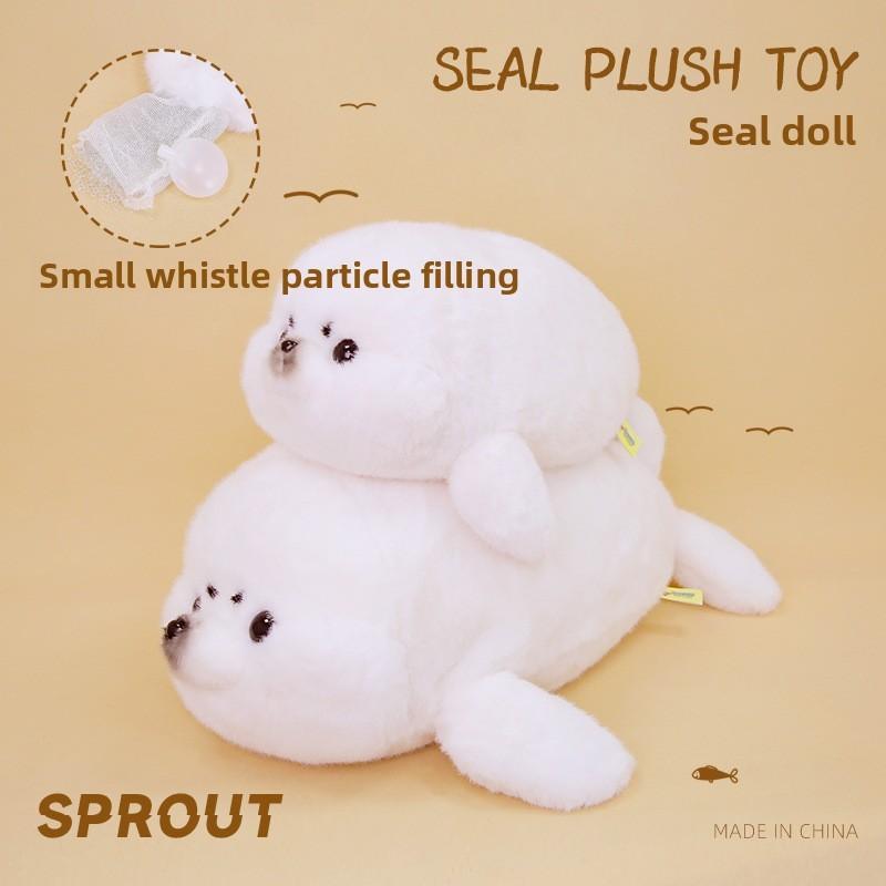 Plush Seal Toy For Kids Soft Marine Animal Pillow Gift For Children