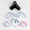 Silicone Soft Anti-Collision Corner Protector for Glass Tables - Thickened T-Shaped Right Angle Cover for Children