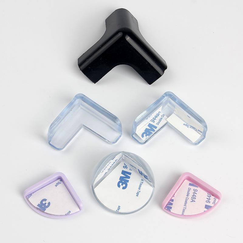 Silicone Soft Anti-Collision Corner Protector for Glass Tables - Thickened T-Shaped Right Angle Cover for Children