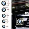 Epoxy/Aluminum Car  Label Decal Badge Covers Logo stickers 11 18 20 25 29mm for Bmw E63 E64 E68 F03 F04 F15 E71 E72 E70 E83 E84 CVC1
