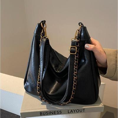 Large Capacity Retro Underarm Bag Lady Tide Korean Niche Messenger Bag Casual Commuter Tote Bag