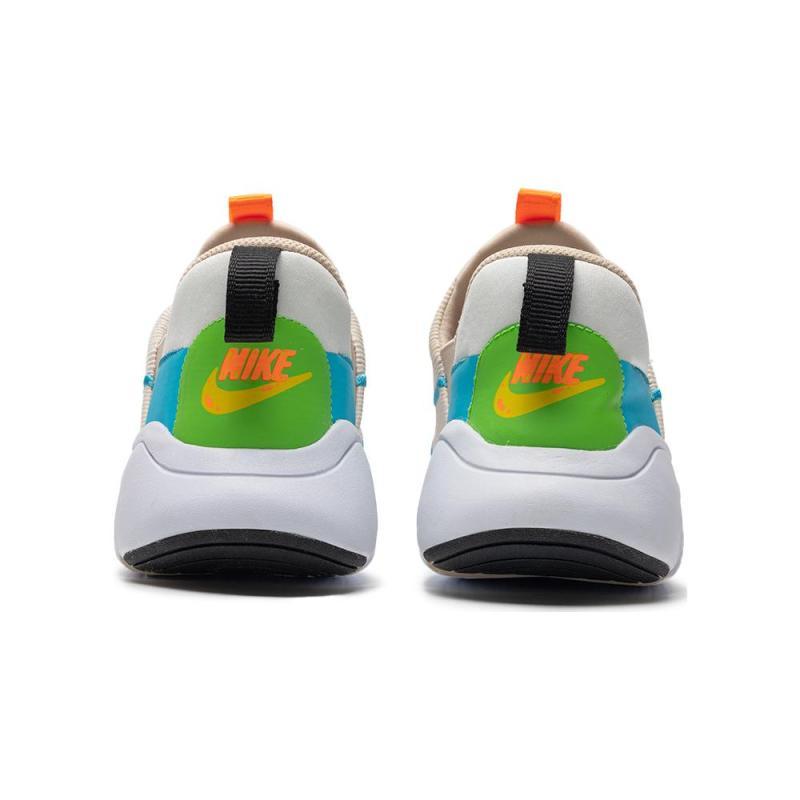 Nike Flex Plus Breathable Cushioning Low Top Casual Shoes Beige Blue Kids' Sneakers FN8908-141