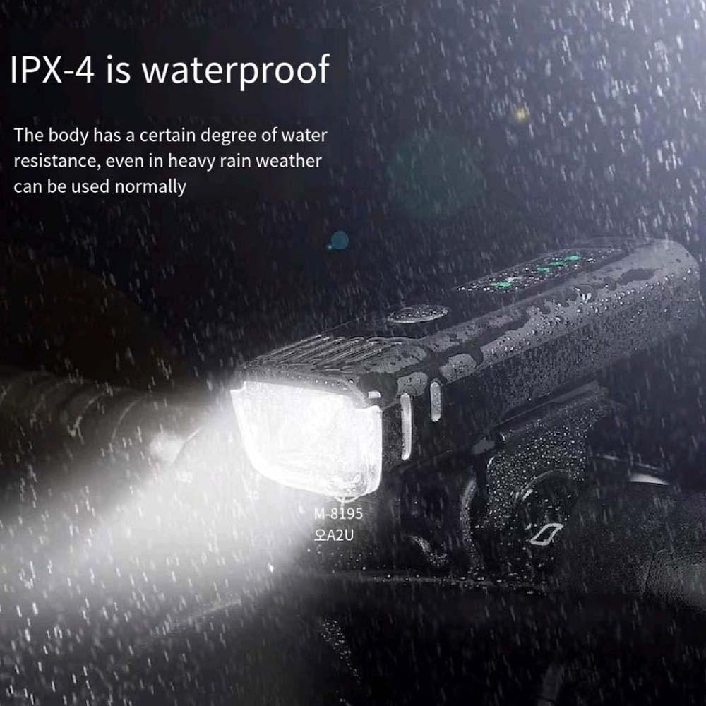 Intelligent Light Sensing Bike Headlight USB Rechargeable MTB Front Lamp  Bike Accessories
