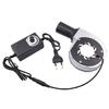 12V 5500RPM Blower Fan with Air Collecting Duct for BBQ Grills and Firewood Stove with Adjustable Speed and 35CFM Output