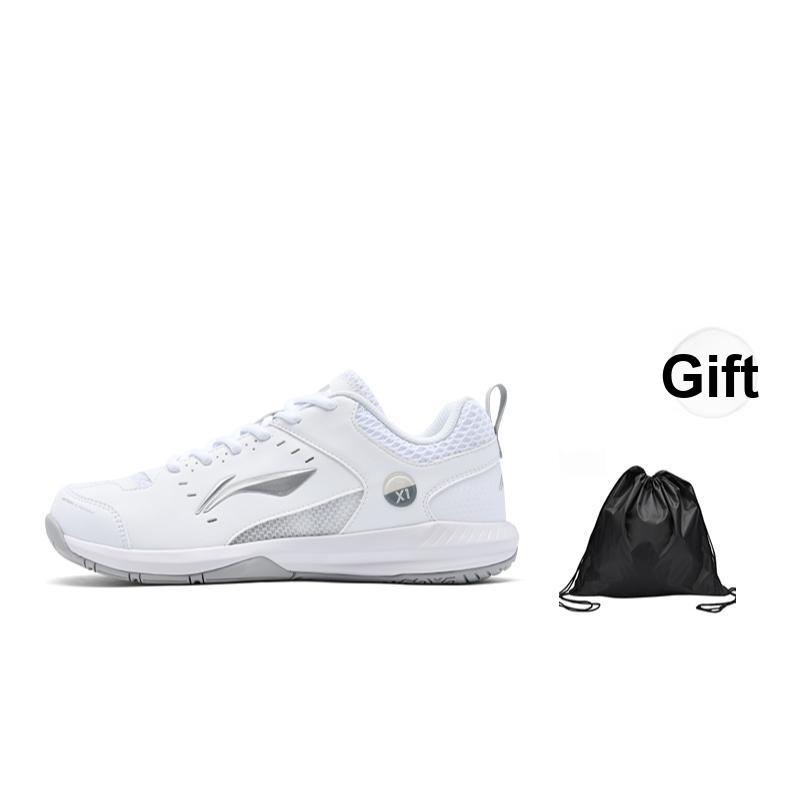 Li-Ning Light Feather Series Rocket Shoes 2.0 Fashion Comfortable Non-Slip Breathable Lightweight Low-Top Badminton Shoes Unisex Sneaker AYTU049-5