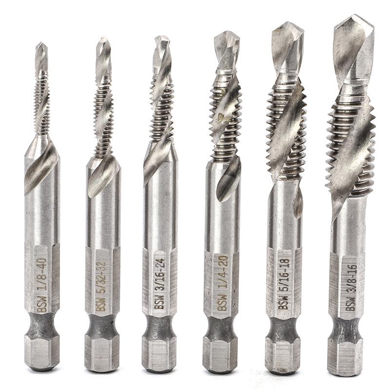 Maszyna do fazowania ze stali szybkotnącej powlekana tytanem z wiertło-gwintownikiem M4-M8