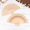 Folding Fan Wooden Fan Art Folding Carved Hand Fan Wedding Fan Art Dance Fan