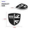 3D Metal Shield Stickers Trunk Exterior Car Styling Accessories For MINI One Cooper JCW Countryman Clubman Cabrio Paceman Coupe Ycahd11