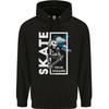 Skate Your Dreams Skateboard Skull hoodie-Casual Pullover Sweatshirt