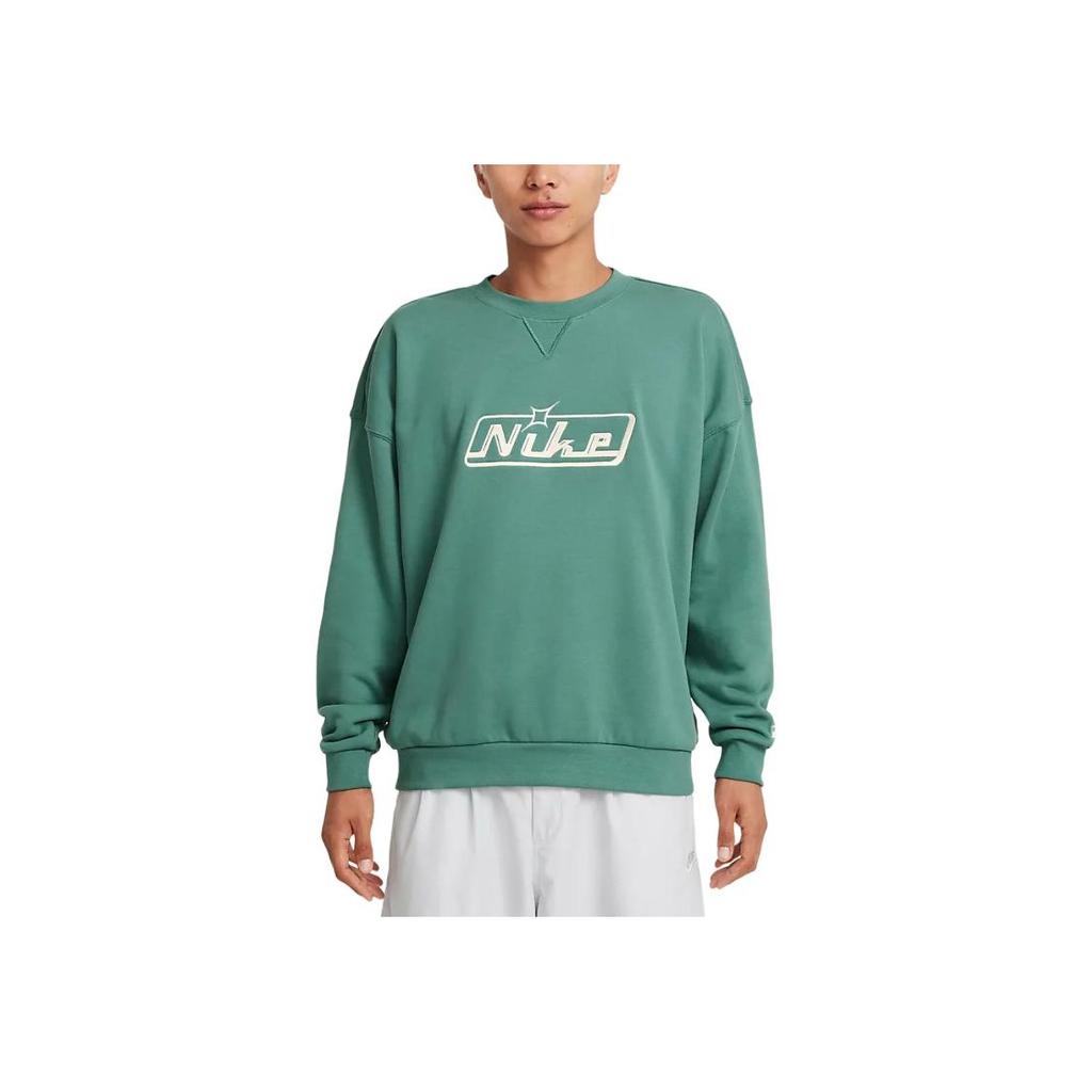 Nike Club Oversized Crewneck Pullover Sweatshirt Men Sweatshirt Coastal-Blue HQ2957-361