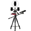 Multifunctional Mobile Streaming Tripod with Beauty Fill Light for Outdoor Videos & Selfies