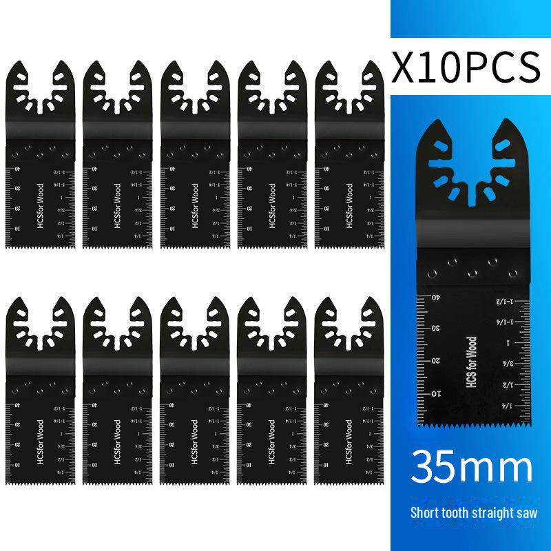 

Набор из 10 пильных полотен с короткими зубьями 35 мм — многоцелевой аксессуар для электроинструмента 10-piece set