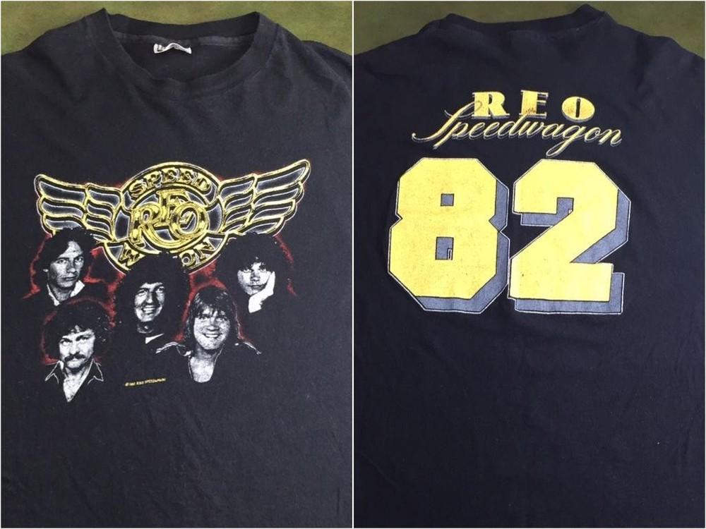 1982 REO Speedwagon Concert 2Sided Shirt Unisex Concert S5XL TR808 Unisex T-Shirt L
