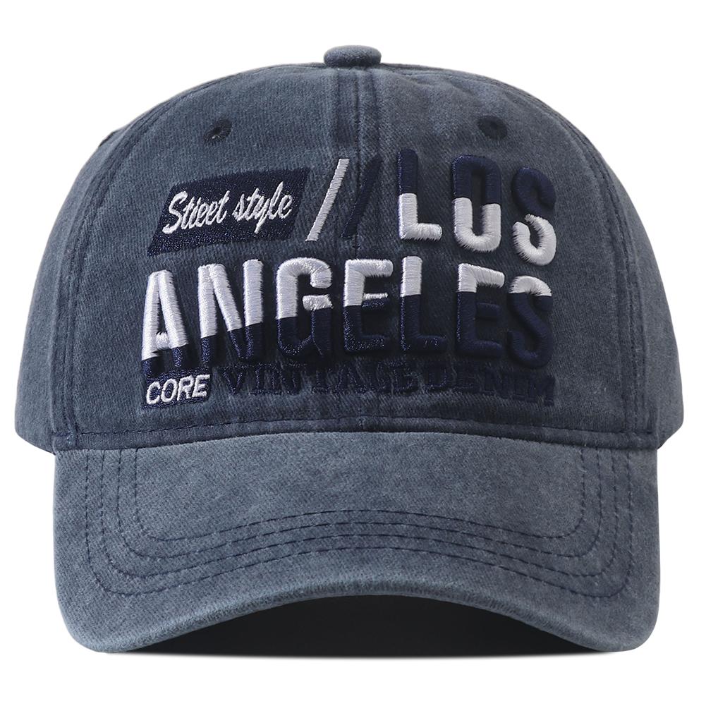 

New Unisex Retro Letters Embroidered Baseball Cap Casual Sun Protection Peaked Caps For Women Men Outdoor Sunshade Hats Adjustable