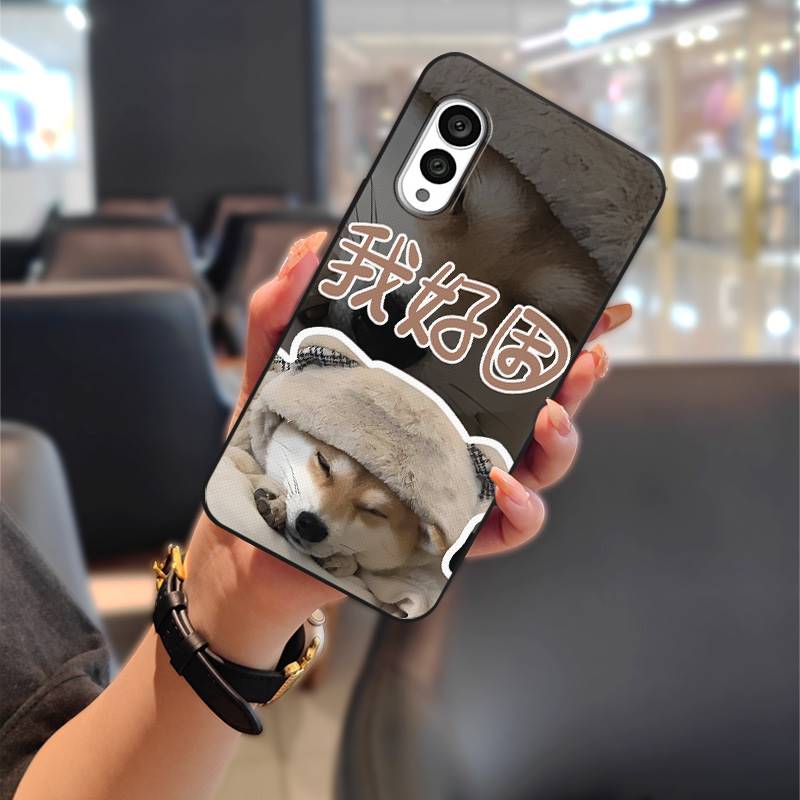 Cute Anti-knock Phone Case For FCNT/Fujitsu Arrows N F-51C TPU Fashion Design Couple Waterproof Graffiti Dirt-resistant