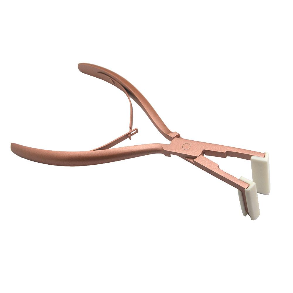 Stainless Steel Pliers for Tape in hair Extensions Flat Sealing Hair Extension Tools for Salon Professional Use