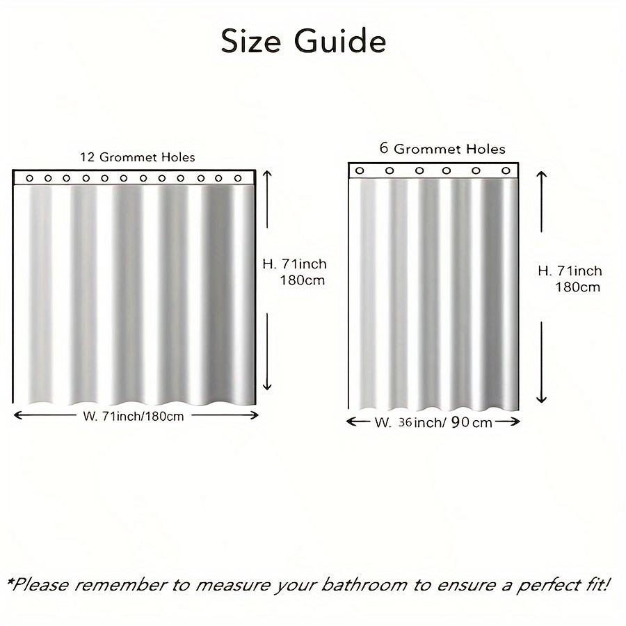 1Pc Ins Style Minimalist Shower Cover, Bathroom Curtain, Partition Curtain, Leaf Printed Shower Tent, Bathroom Curtain