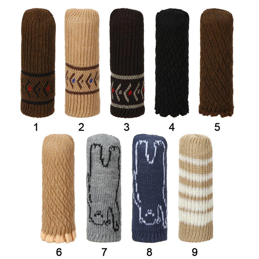 4Pcs/Set Cute Anti-Noise Floor Protector Non-slip Table Foot Cover Protective Case Furniture Legs Sleeves
