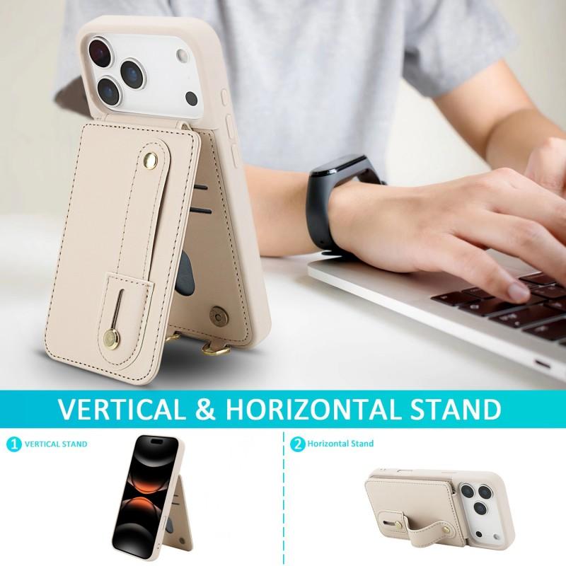 Slim Shockproof Phone Case With Crossbody Strap IPhone 17 Pro Max Silicone Back Cover Anti-Drop Protection Multiple Colors