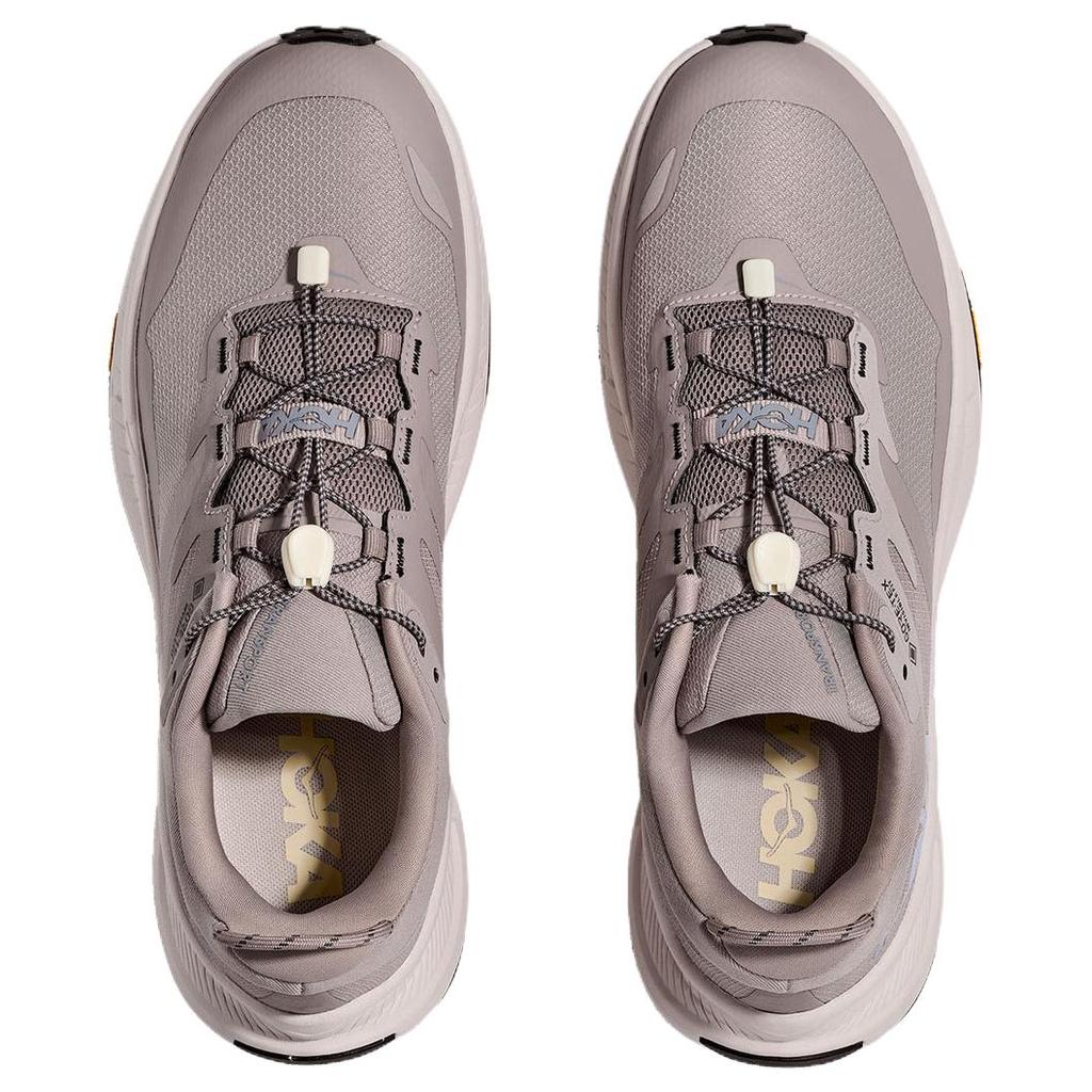HOKA One One Transport Gtx Comfortable Durable Waterproof Breathable Supportive Balanced Grip Low Top Hiking Shoes Men Hiking Shoes Gray 1133957F-CSTC