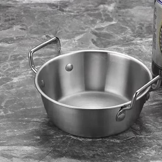 

Двухуровневая тарелка для закусок из нержавеющей стали 304, золото и серебро, для соусов для приправ, для маринадов серебряный